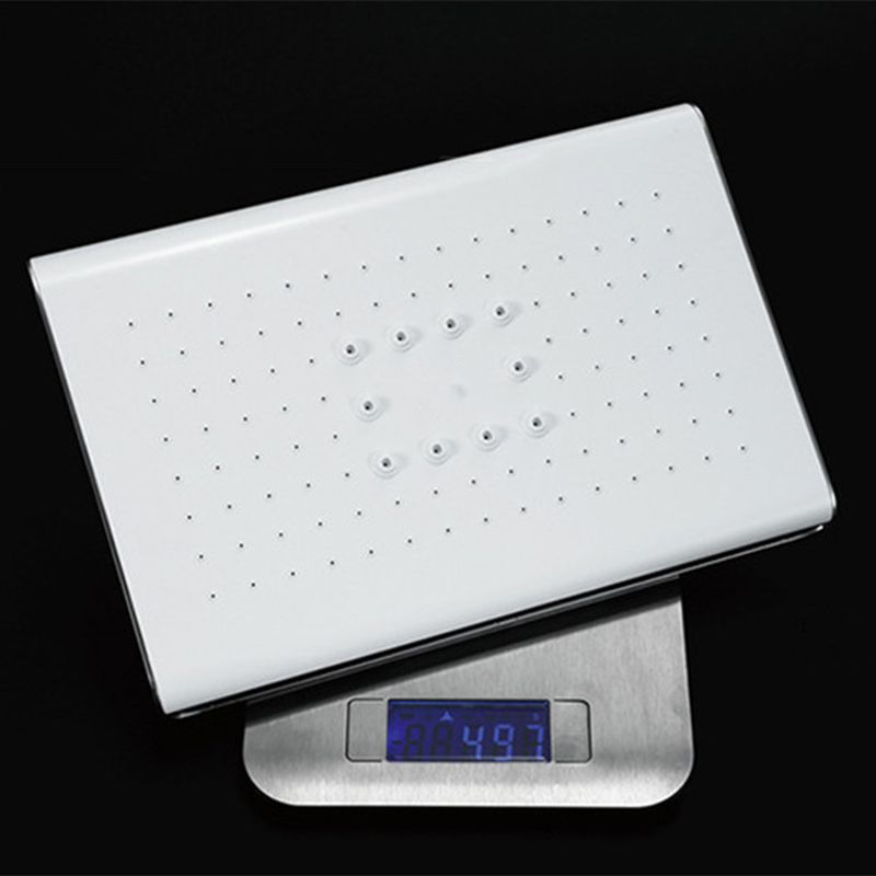 Rectangular Fixed Shower Head Traditional Ceiling Mounted Shower Head