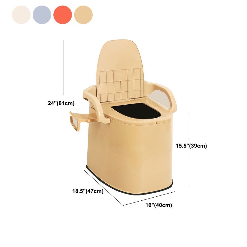 Modern Plastic Wall-mounted Toilet Bowl with Toilet Seat for the Bathroom