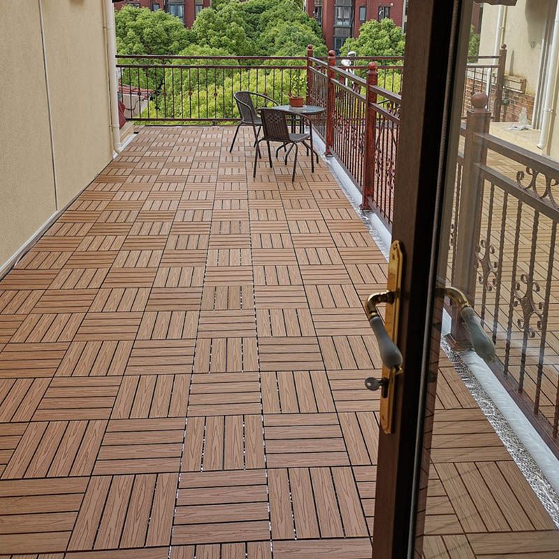 Classic Wooden Outdoor Flooring Composite Paving Tiles