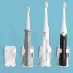 Modern Black/White 4-piece Bathroom Accessory Set, Toothbrush Holder