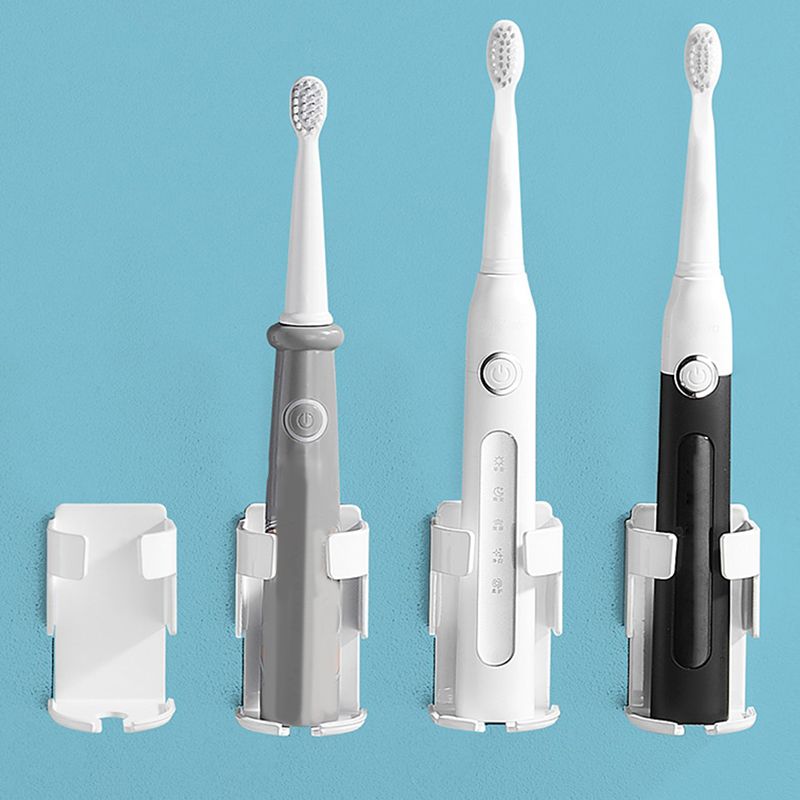 Modern Black/White 4-piece Bathroom Accessory Set, Toothbrush Holder