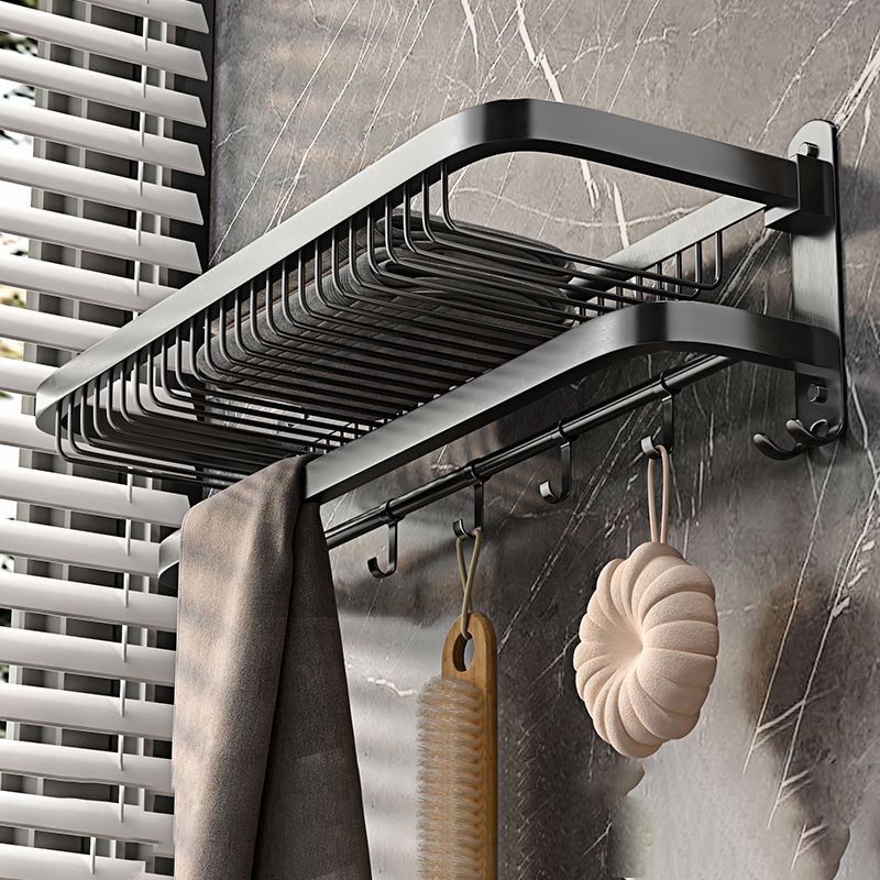 Modern gray bathroom accessory set bathroom shelf bath hardware set