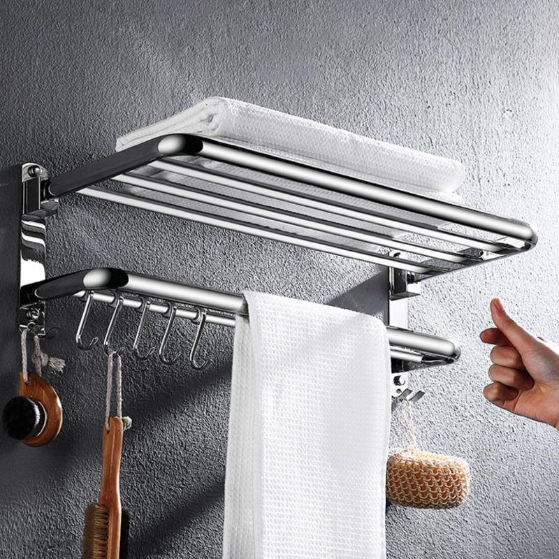 Modern Stainless Steel Bathroom Shelf Paper Holder Bathroom Accessory Set