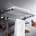 Modern Stainless Steel Bathroom Shelf Paper Holder Bathroom Accessory Set