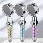 Modern Round Handheld Showerhead Rain Spray Head made of Plastic
