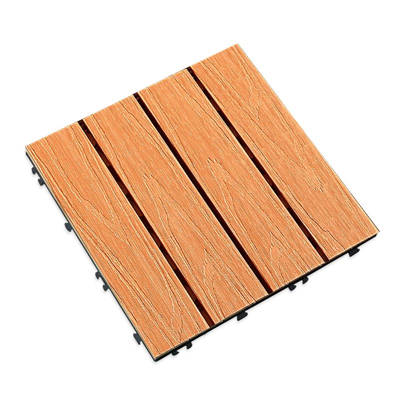 Composite deck tile Solid Color Waterproof Patio Floor Tile