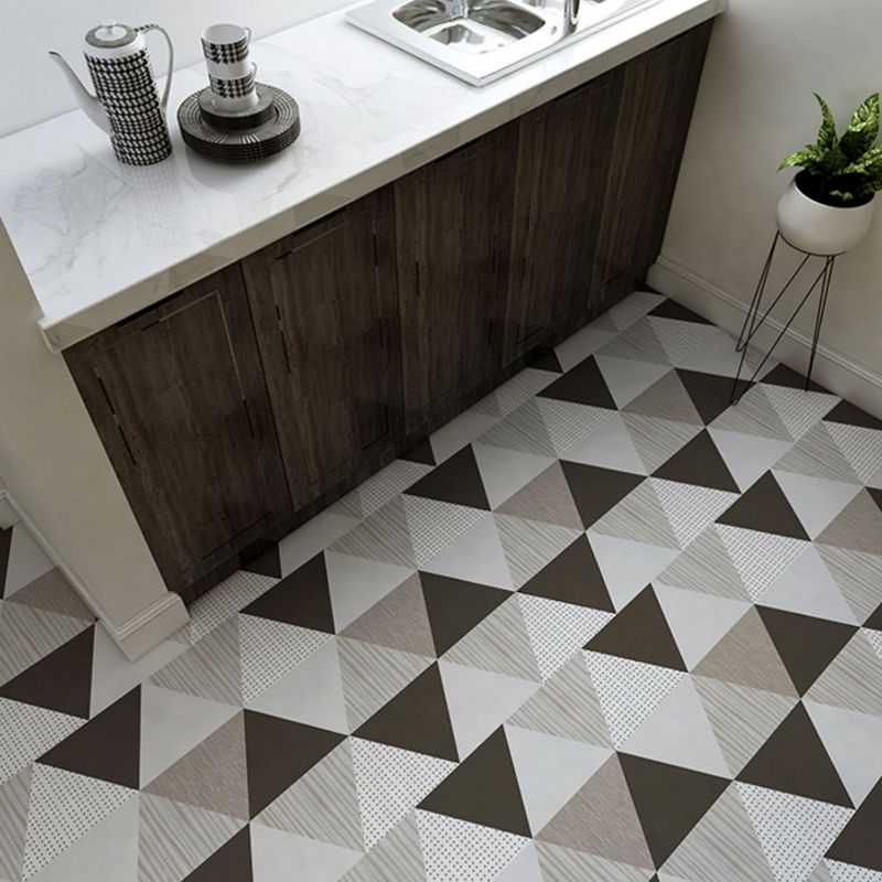 Matt-gloss Vinyl flooring Self-adhesive PVC vinyl flooring with square edge