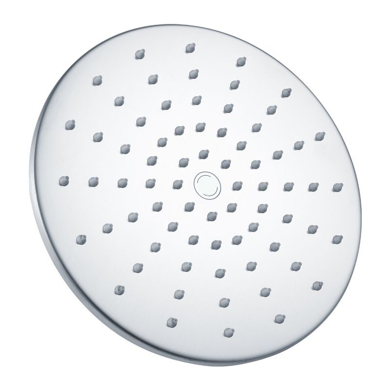 Stainless Steel Fixed Shower Head in Silver H2Okinetic Technology Shower Head