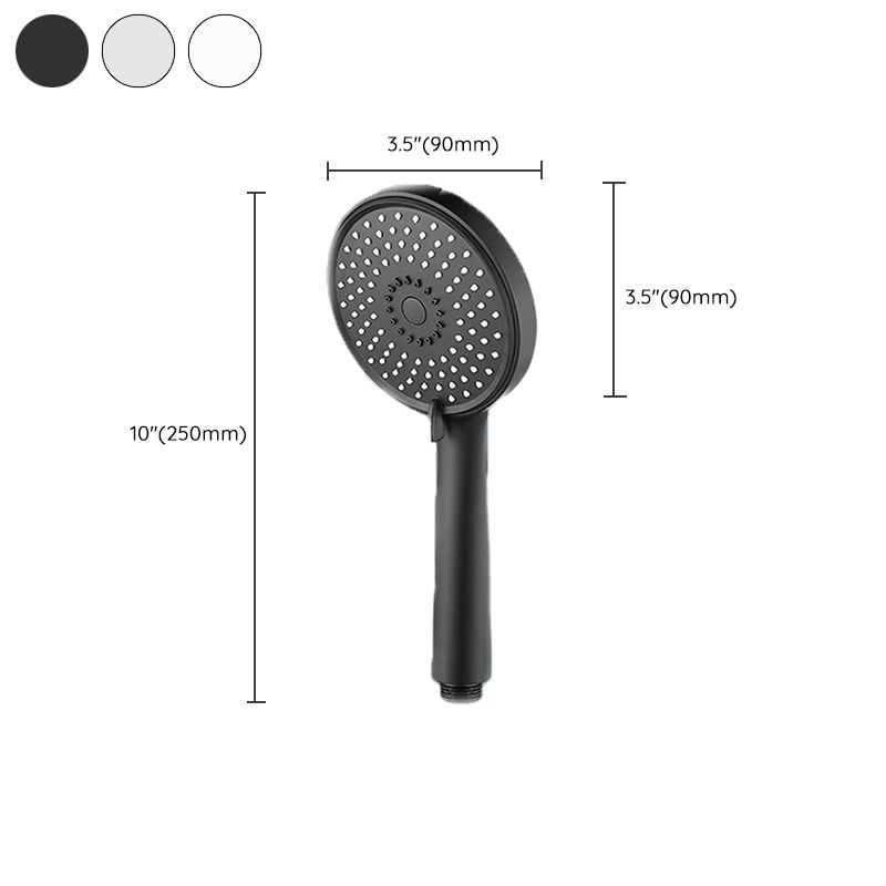 Bathroom Showerhead 3-Jet Massage Wall-Mounted Round Showerhead