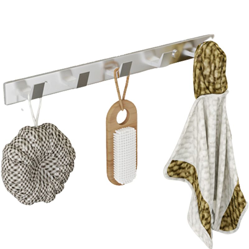 Modern Bathroom Accessories Set Silver Bathroom Shelf Towel Holder Bathroom Accessories Kit