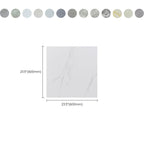 Marbling Plastic Floor Waterproof Peel & Stick Floor Tiles