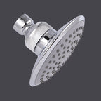 Round Shape Shower Head Modern Swiveling Wall Mounted Fixed Shower Head