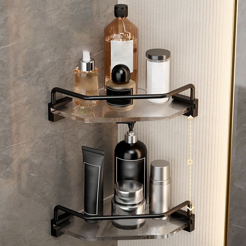 Contemporary Black Metal Bathroom Accessories Single Piece or as Set