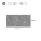 Rectangular Mold Resistant Tile PVC Single Peel & Stick Tile for Splashback Wall