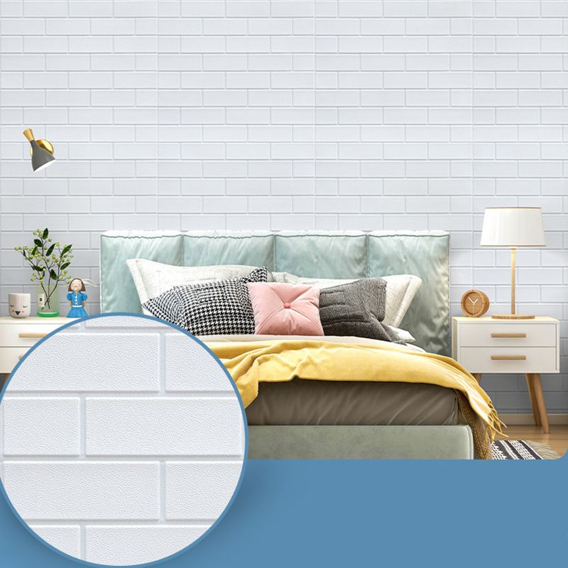 Industrial Wall Panel, 3D Brick Bathroom Wall Panels Set of 2
