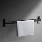 Black modern bathroom accessory set stainless steel bathroom fittings