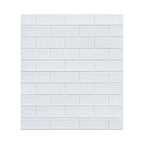 Industrial Wall Panel, 3D Brick Bathroom Wall Panels Set of 2