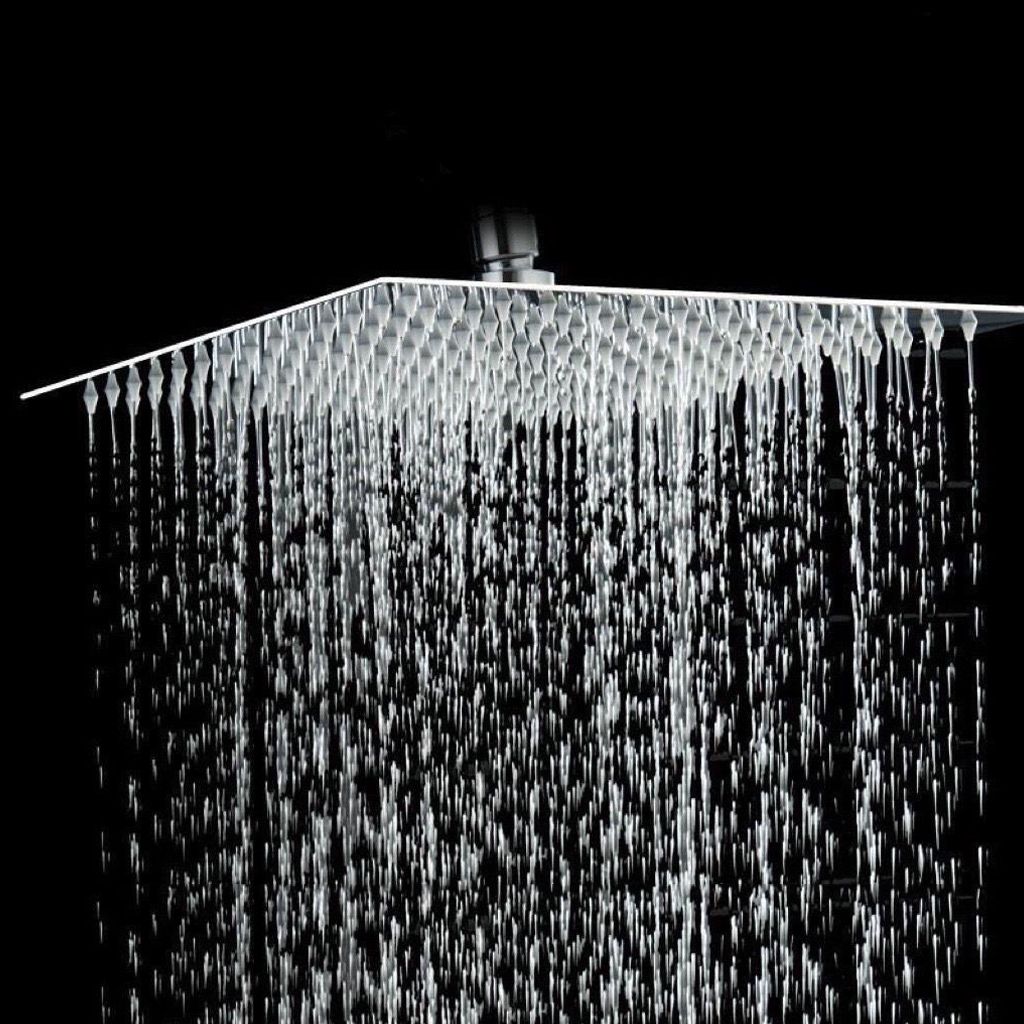 Stainless Steel Showerhead Combo Modern Fixed Showerhead for the Bathroom