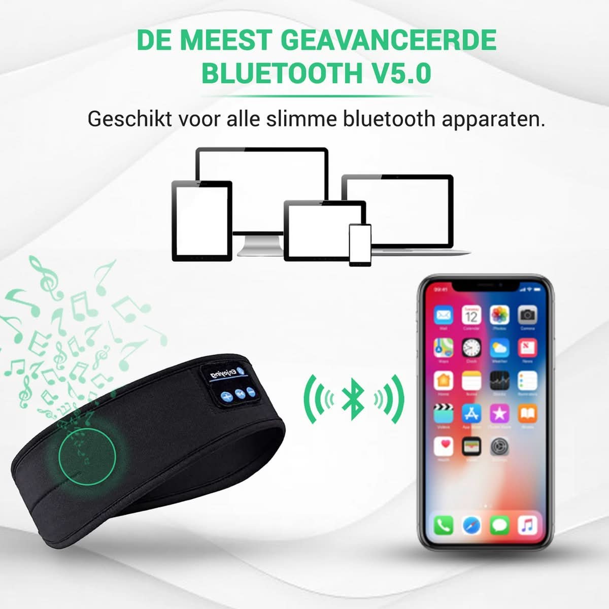 Smart Bluetooth Sleep Band for Deep Sleep & Relaxation