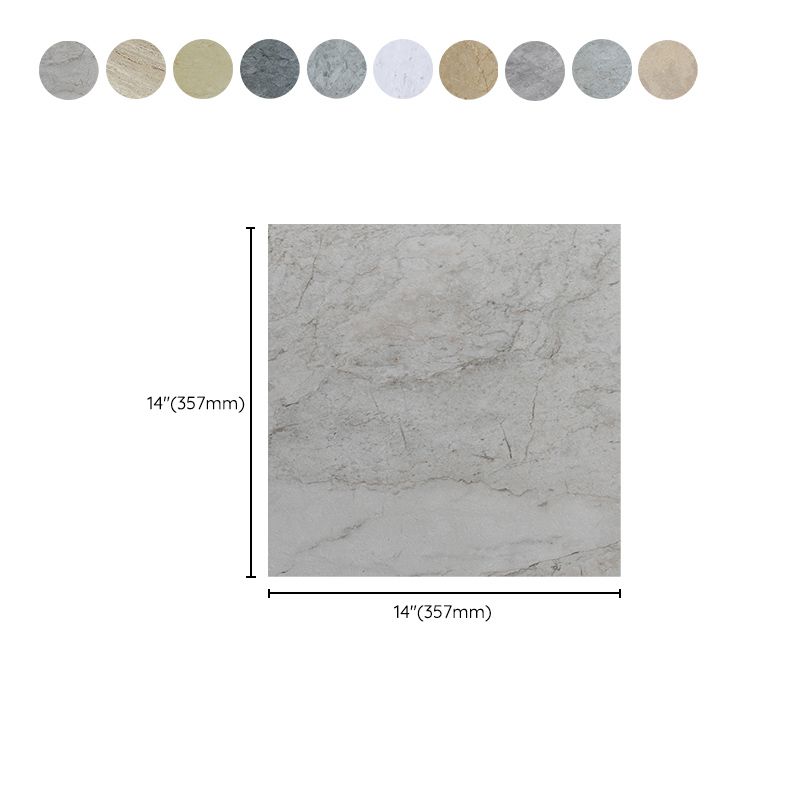 Peel and Stick Vinyl Flooring Matte Vinyl Flooring with Stone Look