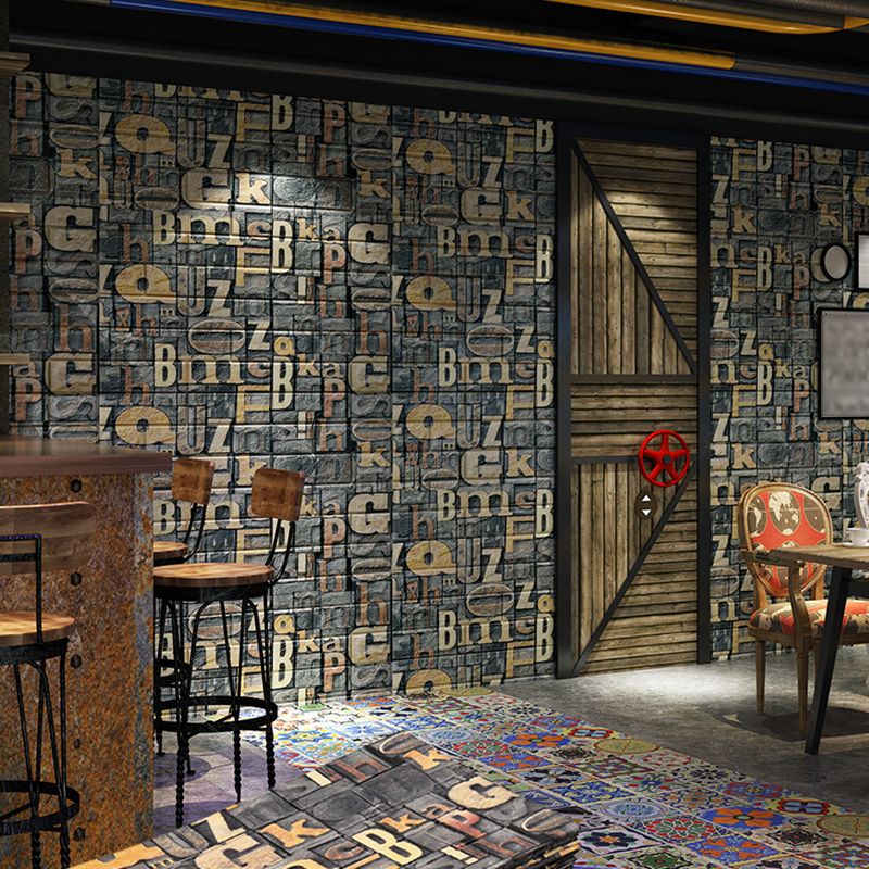 Industrial Wall Panel 3D Brick Wall Panels Waterproof Stickers Wall Tiles Set of 10