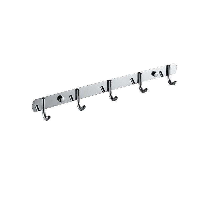 Chrome Modern Bathroom Hardware Set Stainless Steel Towel Hook/Towel Rail & Bathroom Shelf
