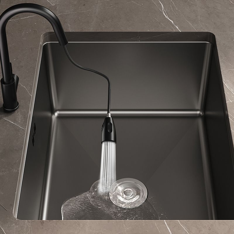 Contemporary Sink Set Stainless Steel Friction Resistant Sink Set for the Kitchen