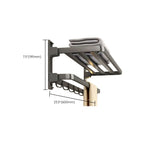 Modern Bathroom Accessory Set Black Soap Dish Bath Shelf Bathroom Set