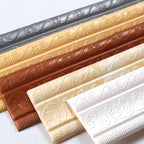 Mosaic Tiles Peel & Stick Tile PVC Kitchen Waterproof Skirting Board Peel and Stick Wall Tile