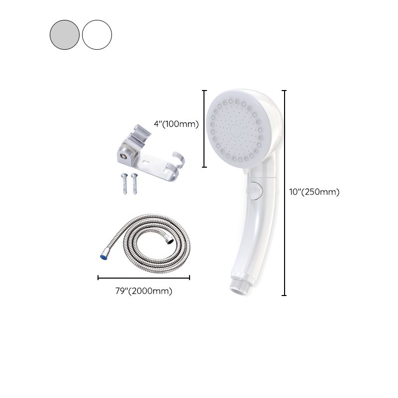 Modern plastic shower head bathroom shower head with adjustable spray pattern