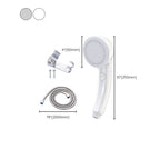 Modern plastic shower head bathroom shower head with adjustable spray pattern