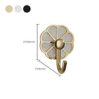 Polished 10-piece bathroom accessory set metal corrosion-resistant bathrobe hooks