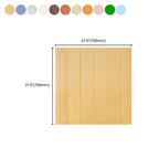 Modern Tin Back Wall Panel Smooth Wall Ceiling Wood Grain Design Set of 1