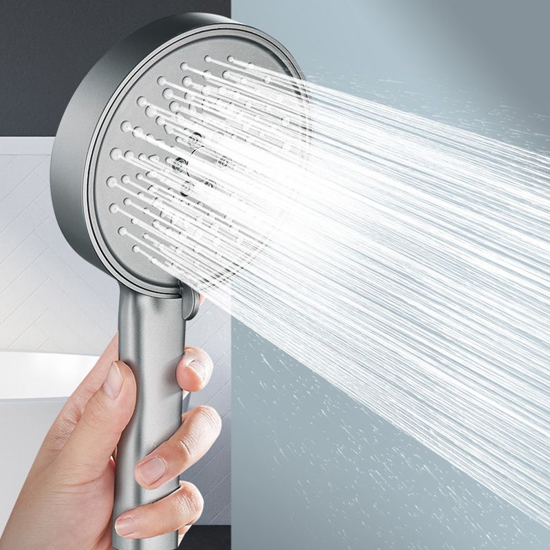 Modern Spray Head Round Handheld Water Filtration Showerhead Self-Cleaning