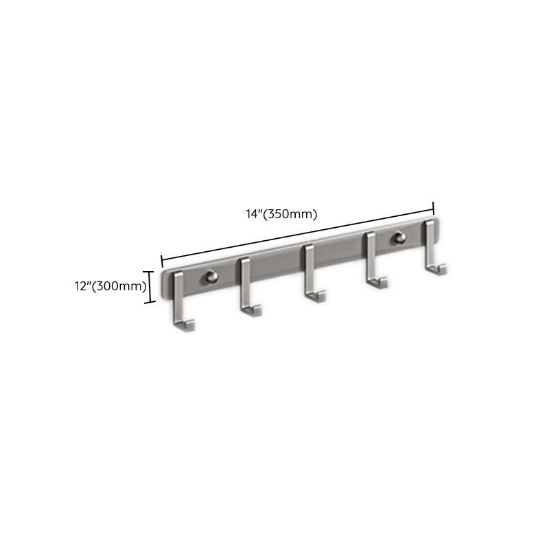 Modern Bathroom Accessories Set Gray Towel Bar Bathroom Shelf Bathroom Hardware