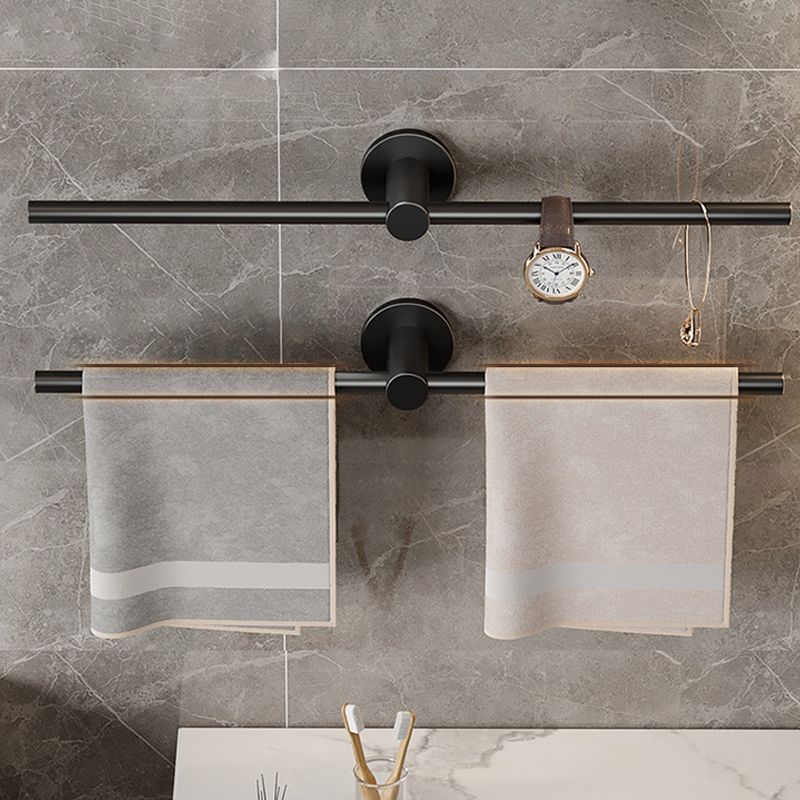 2-piece modern bathroom accessory set towel bar made of stainless steel