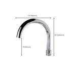 Wall-mounted Copper Roman Bathtub Faucet Low Arc Roman Bathtub Filler Trim