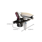 Modern black metal bath hardware set towel bar bathroom hardware set