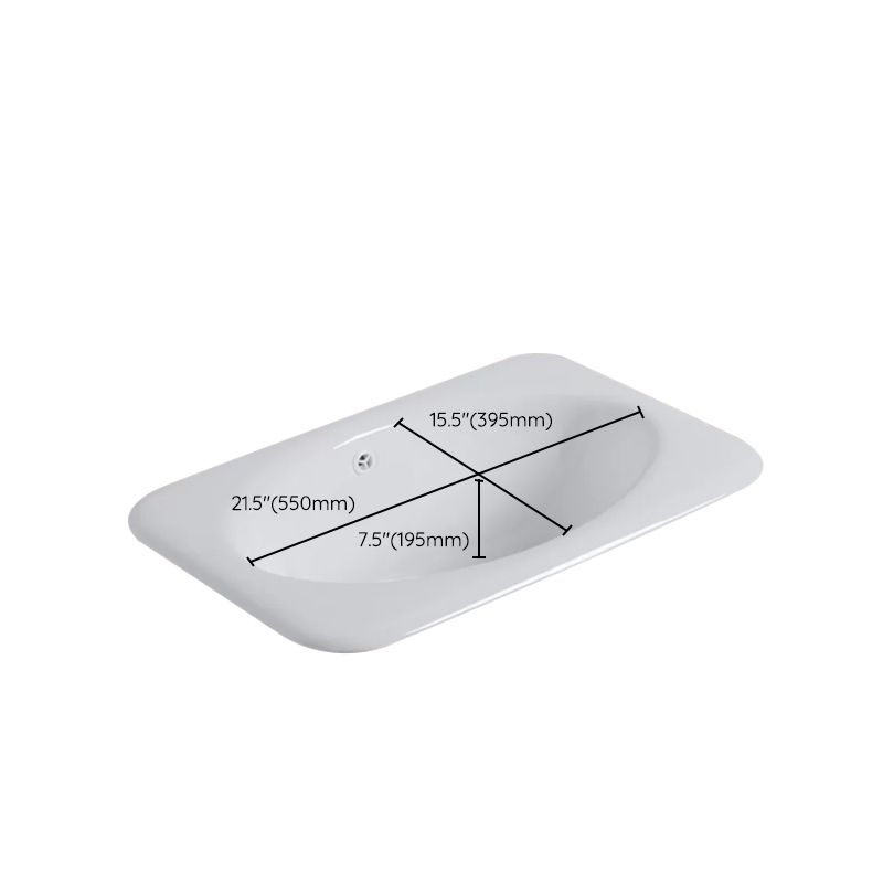 Traditional square washstand ceramics metal base washbasin