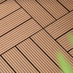 Rectangular constructed tiles water-resistant parquet flooring for balcony