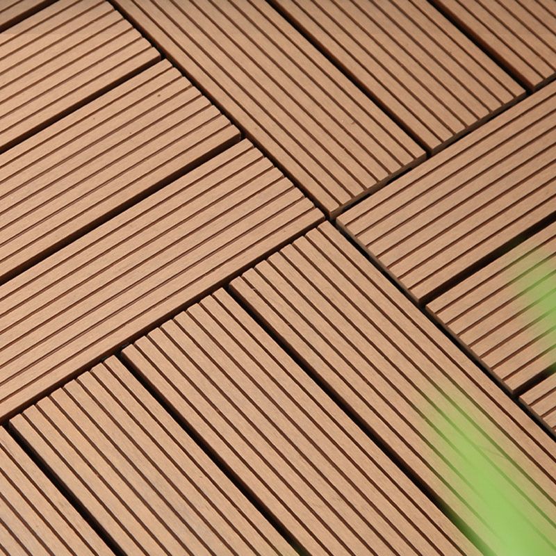 Rectangular constructed tiles water-resistant parquet flooring for balcony