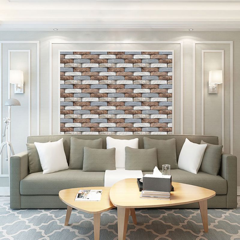 Modern PVC Field Tile/Single Tile Rectangular Peel and Stick Wall Tile