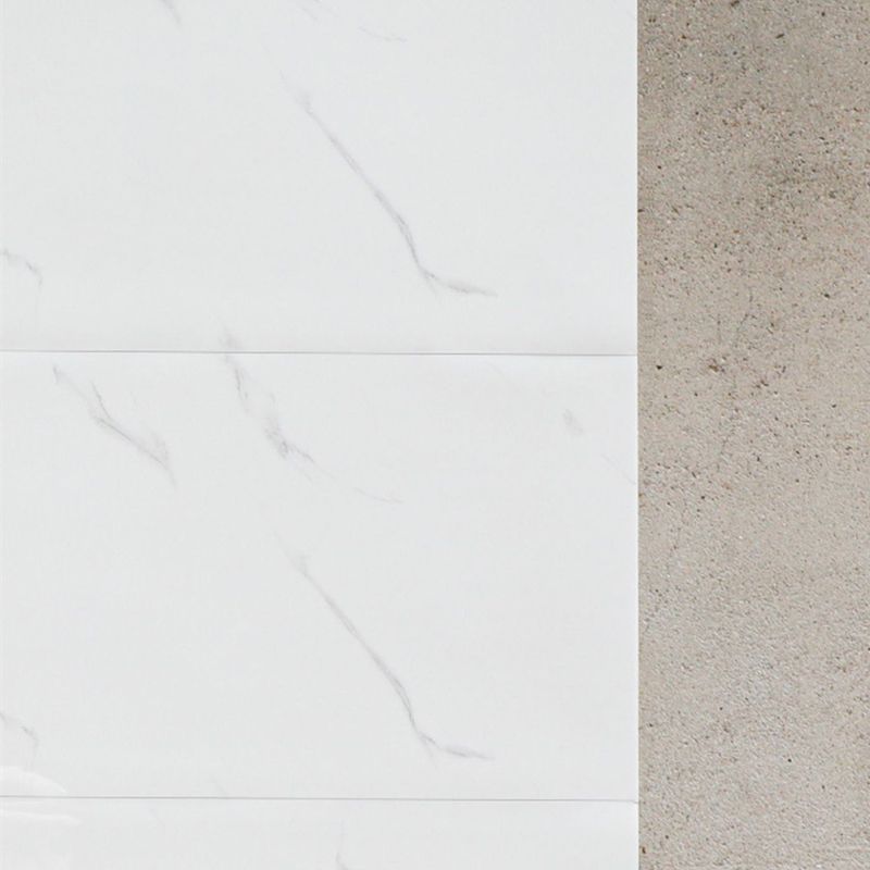 Polished waterproof marbled sheet back panel peel and stick interior insert