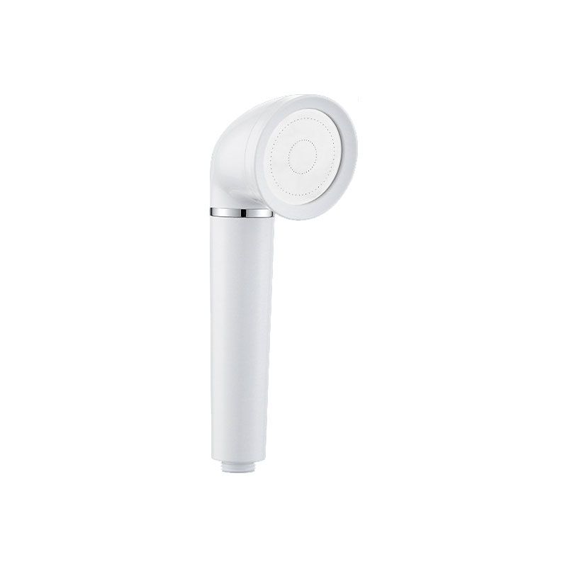 White round shower head plastic supercharged hand shower
