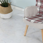 Peel and Stick PVC flooring Smooth marble look fire protection vinyl floor