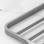 Modern Bathroom Hardware Set in Stainless Steel Matte Gray Bathrobe Hook/Towel Bar