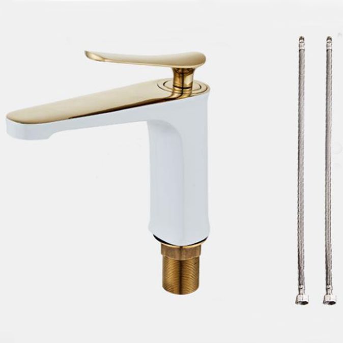 Light Luxury Sink Faucet 6.69" H Modern Brass Sink Faucet
