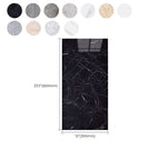 Plastic Peel and Stick Wall Tile Rectangular Waterproof Peel and Stick Wall Tile