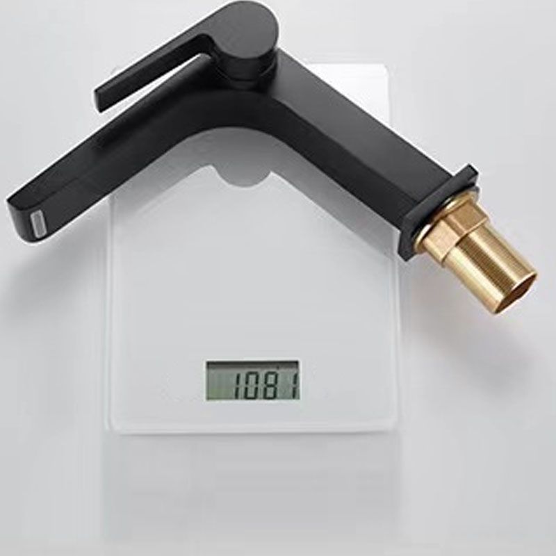 Modern vessel faucet brass lever waterfall spout sink faucet
