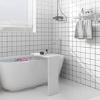 Modern Splash Protection Wallpaper Peel and Stick Mosaic Tile for Bathroom